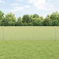 Posts de clôture 11 pcs U-Channel 60 cm en acier galvanisé