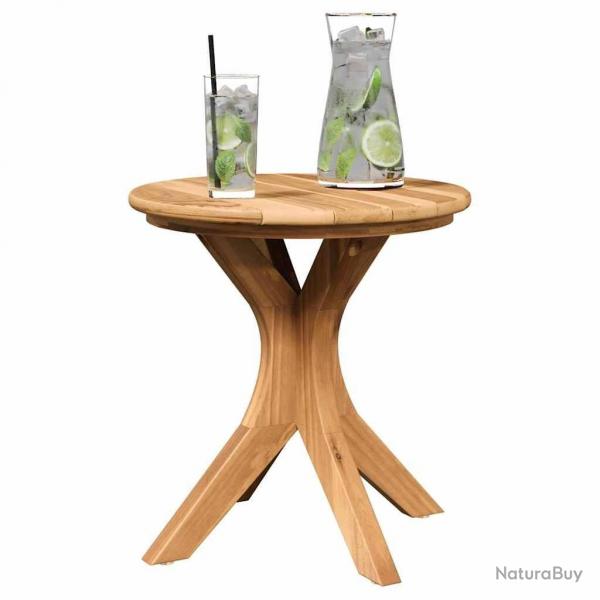 Table de Jardin 40x41 cm Bois Massif Teck