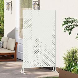 Écran de privacy blanc 100x50x180 cm en acier