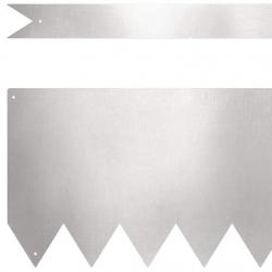 Bordures de Pelouse 10 pcs 100x0,5x20 cm Acier Inoxydable