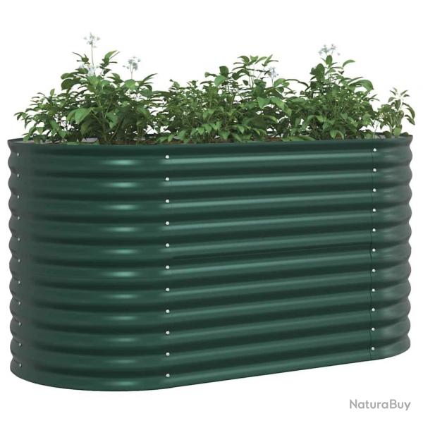 Jardinire leve Verte 160x80x81 cm Acier Galvanis