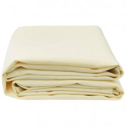 Tissu de rechange pour le parasol en crème, 10x1,6 m