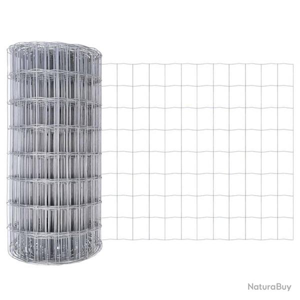 Clture Euro 0.8x10 m Acier galvanis