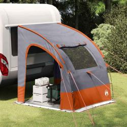 Tente Gris et Orange et Noir 194 x 180 x 210 cm Polyester