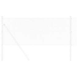 Clôture Hexagonale Grise Argent 0.6 x 10 m Acier galvanisé