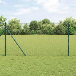 Clôture Hexagonale Grise 1x50 m Acier
