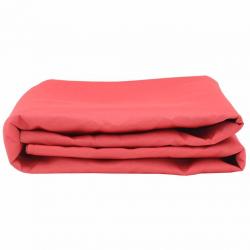 Tissu de rechange pour auvent Rouge 10x1,6 m