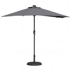 Parasol de jardin Anthracite 294 x 150 x 223 cm tissu