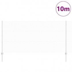 Poteaux de clôture 10 pcs U-Channel 120 cm Acier galvanisé