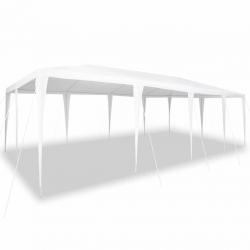 Tente de fête blanche 8x4 m PE