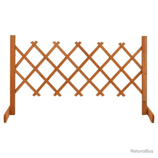 Clture en treillis de jardin Orange 120x60 cm Bois de sapin