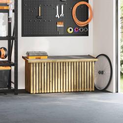 Coffre de Rangement 119x44x58.5 cm Bois de Pin Traité