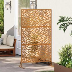 Écran de confidentialité 100x50x180 cm en acier corten