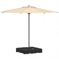 Ensemble de base de parasol cantilever , 2 pièces - 150 kg de sable ou 113 kg d'eau