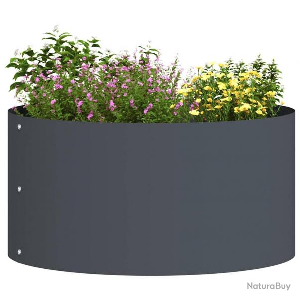 Pot en mtal anthracite Anthracite Mtal 40 cm de diamtre