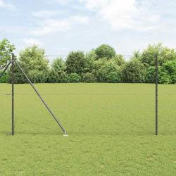 Clôture Hexagonale Grise 1,5x10 m Acier