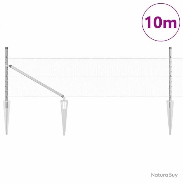 Clture Hexagonale 0.5x10 m Acier Galvanis