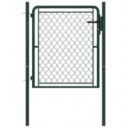 Portillon Acier 100x100 cm Vert