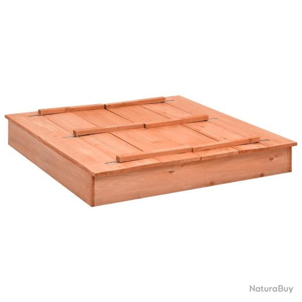 Bac  sable Bois de sapin 95x90x15 cm