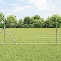 Clôture de champ 1x25 m en acier galvanisé