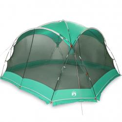 Tente anti-moustiques pour le camping avec portes vertes, imperméable, pour 4 personnes.