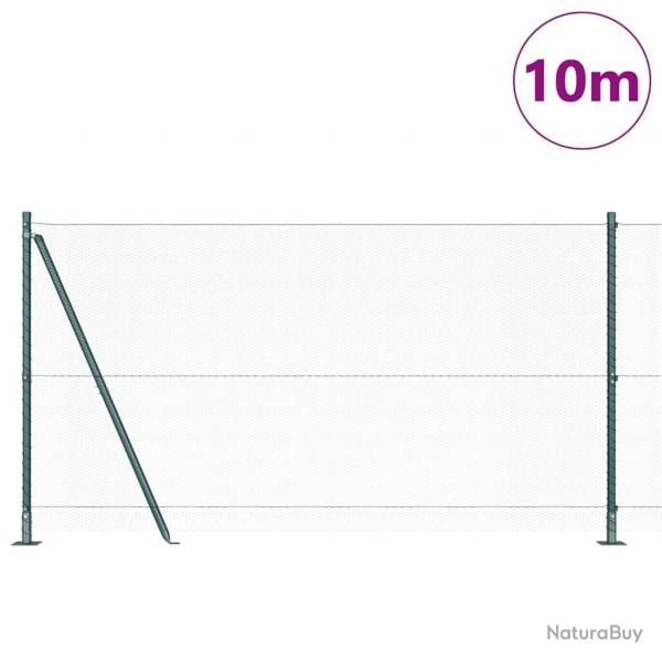 Clture Hexagonale Verte 1.2x10 m Acier