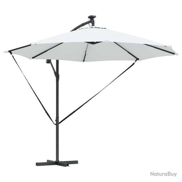 Parasol banane  mt dport Couleur sable 294 x 294 x 248 cm