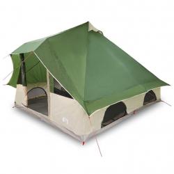Tente Familiale Tipi Verte pour 8 Personnes, Imperméable