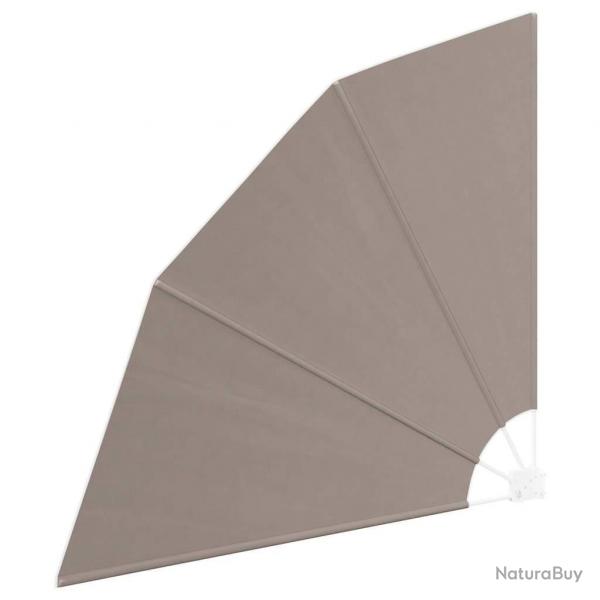 cran de confidentialit pour balcon Taupe 160 x 160 cm tissu