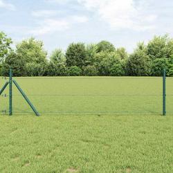 Clôture Hexagonale Grise Vert 2500 x 60 x 0.07 cm