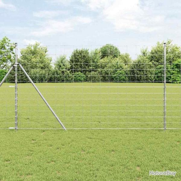 Clture 1,4x50 m Acier galvanis