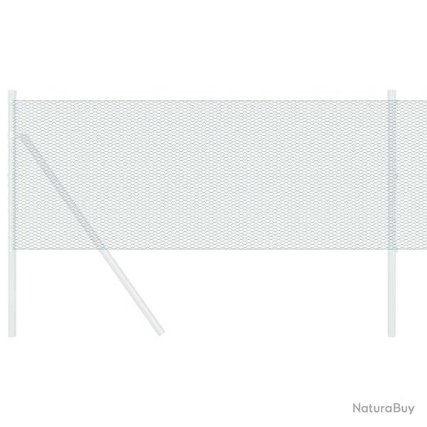Clture hexagonale Vert 0.6 x 50 m Acier
