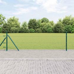 Clôture Hexagonale Verte 0.5x50 m Acier