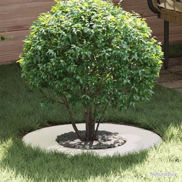 Pot en plastique Blanc Plastique Grand Pot moderne Rond