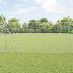 Clôture Hexagonale 1x10 m Acier Galvanisé