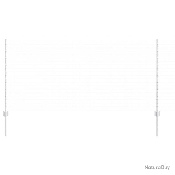 Poteaux de clture 22 pcs U-Channel 120 cm en acier galvanis.