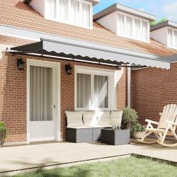 Store rétractable à manivelle 4x2 m en métal