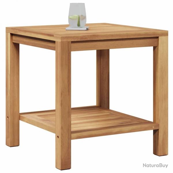 Table basse Marron 45 x 45 x 45 cm Bois de teck massif