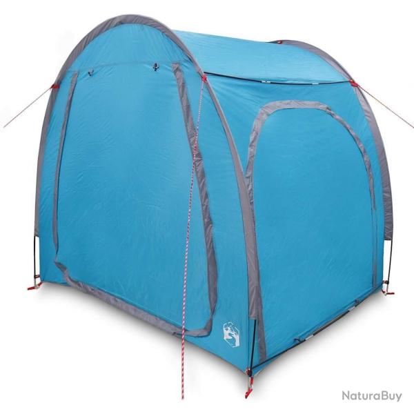 Tente de rangement pour vlos avec toit Bleu 218 x 156 x 180 cm