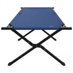 Lit de soleil pliable avec sac de transport bleu en tissu Oxford 600D