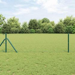 Clôture Hexagonale Vert 0.6x10 m Acier