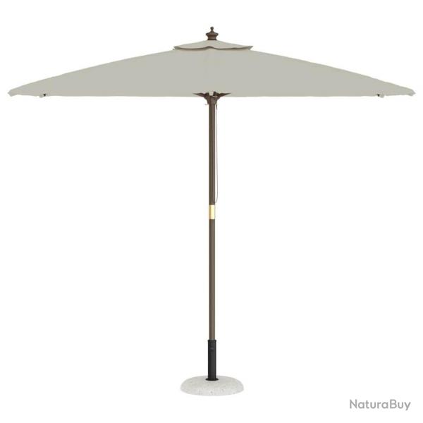Base de parasol pour poteaux de 37/42/52/58 mm en bton blanc, 20 kg.