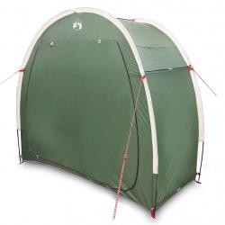 Tente de stockage arrière avec toit avec stockage avec évent Vert 210 x 90 x 174 cm