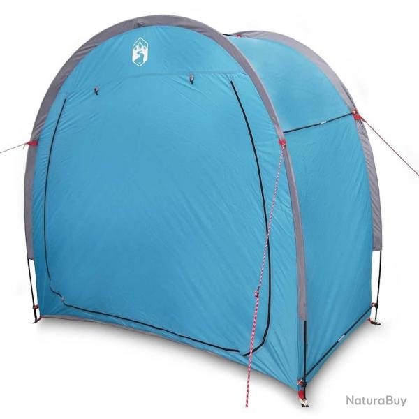 Tente de stockage arrire avec toit avec stockage avec vent Bleu 210 x 90 x 174 cm