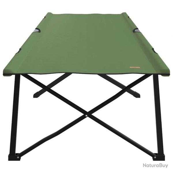 Lit de soleil pliable avec sac de transport vert arme en toile Oxford 600D