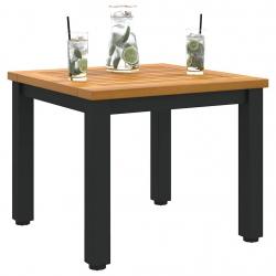 Table d'appoint jardin 45x45x38 cm en bois d'acacia massif