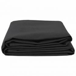 Tissu de rechange pour auvent noir 10x1.6m