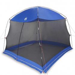 Tente anti-moustiques avec porte bleue pour 5 personnes, imperméable