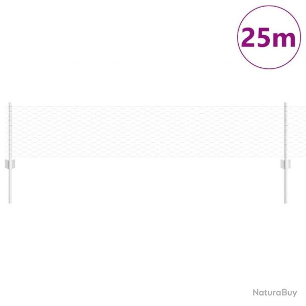 Poteaux de Clture 11 pcs U-Channel 40 cm Acier Galvanis