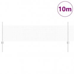 Set de clôture de jardin Pack de 2 Argent galvanisé Acier galvanisé